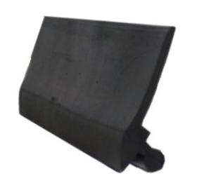 China Lightweight Industrial Doors Parts EPDM Black Top Rubber wholesale