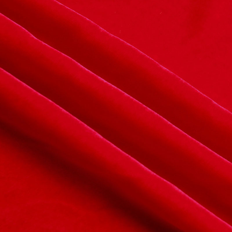 Medium Weight 200gsm Silk Viscose Velvet Fabric For Autumn Winter