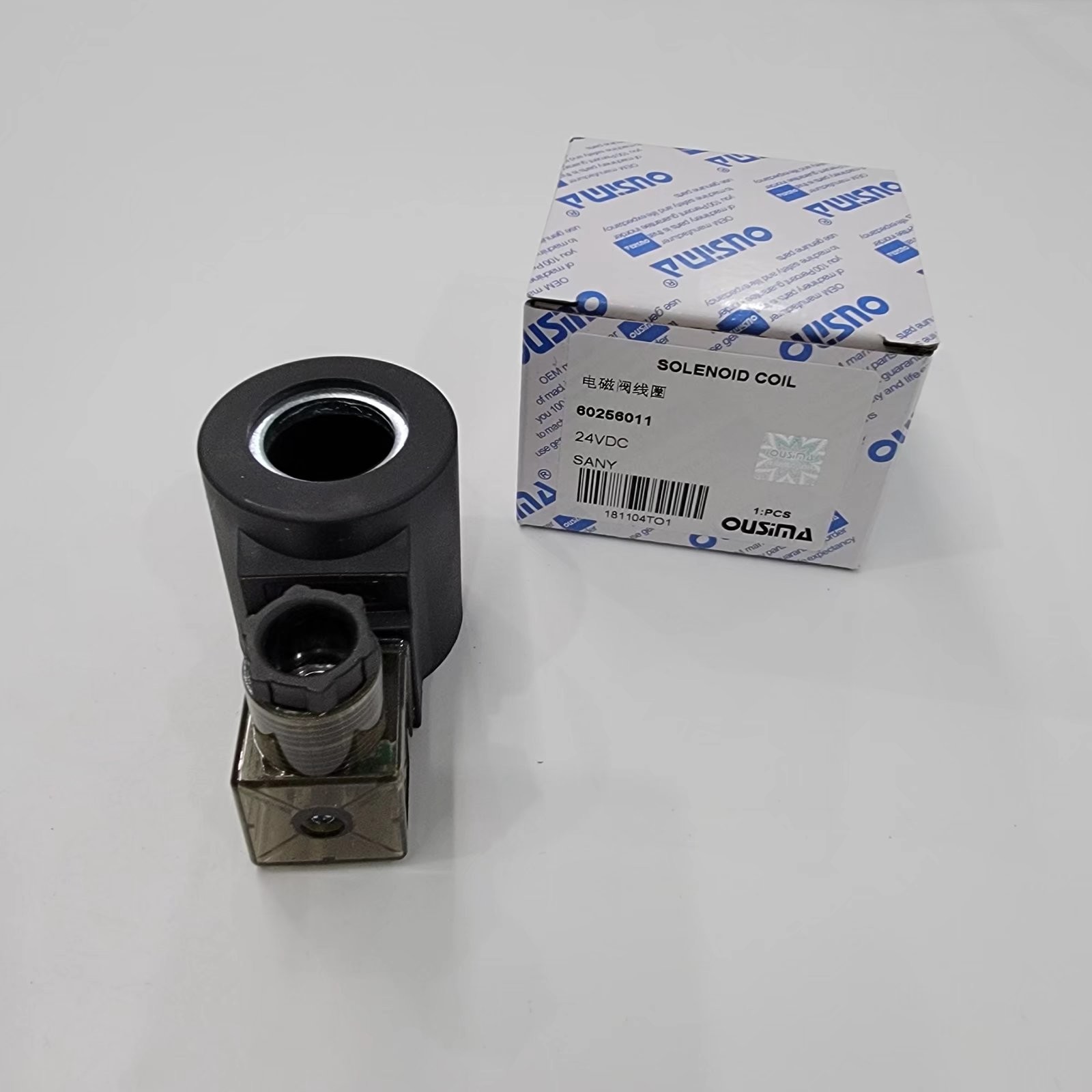 OUSIMA 60256011 Solenoid Valve Coil 24vdc For Excavator SANY