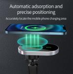 Iphone 3 In 1 Magnetic Wireless Charger ABS 5W 7.5W 10W 15W Air Vent Holder