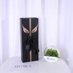 Black Square Cardboard Foldable Luxury Flower Gift Box Flower Packaging Box