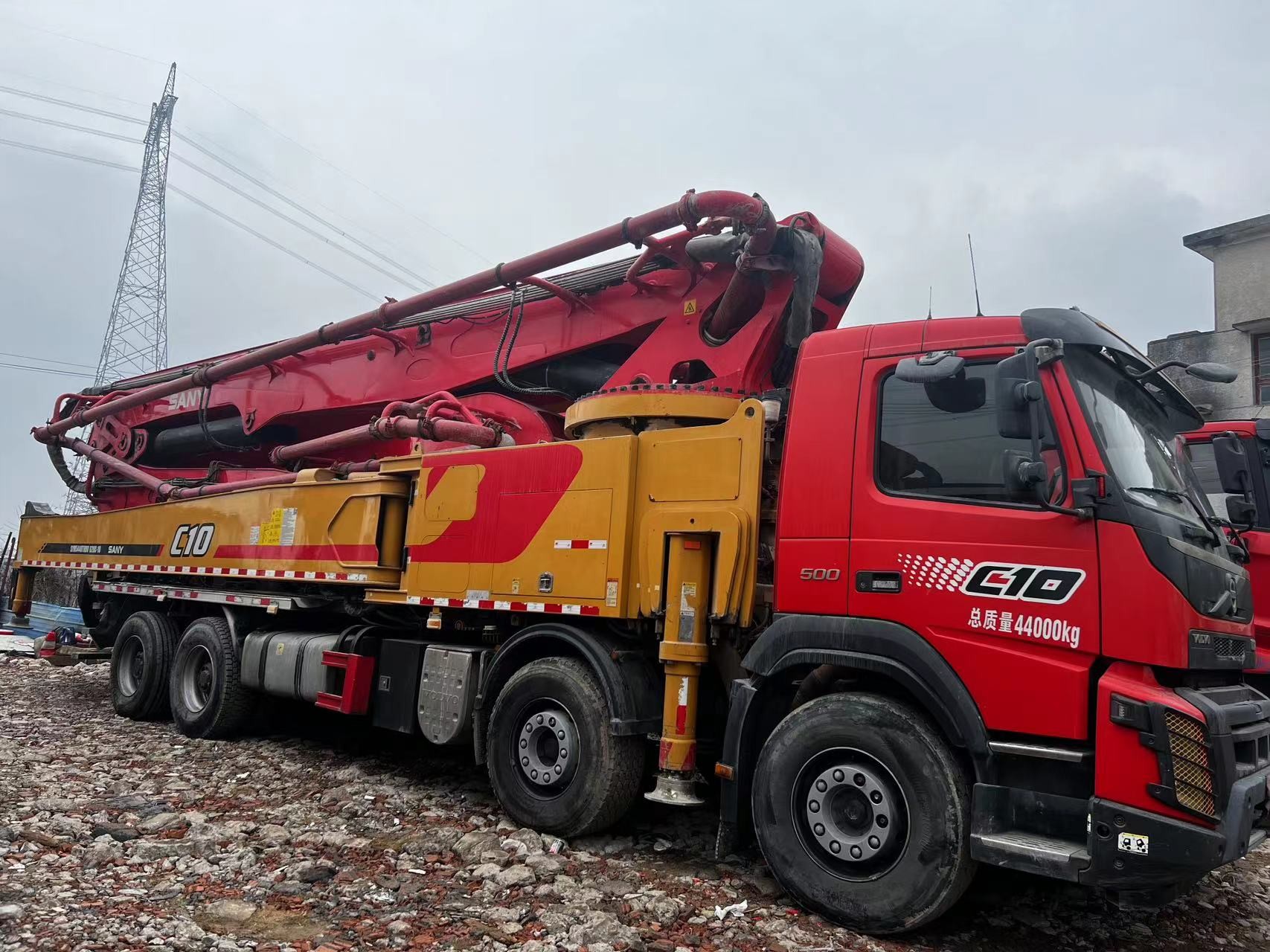 62m Used Concrete Pump Truck For Heavy Duty And High Pressure Pumping
