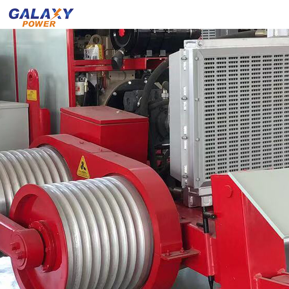 2.5km Hydraulic Tensioner 30KN Stringing Equipment For Transmission Line Equipment