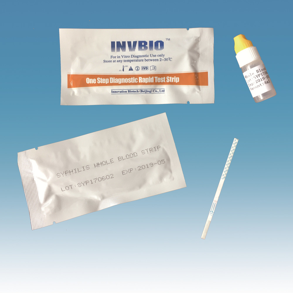 Medical IVD rapid diagnostic test kits Syphilis Test Strip rtk home test kit