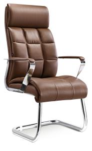 China Modern Brown High Back Task Chair , Tall Back Desk Chair For Secretary wholesale