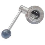 Sanitary SS304/316L Electric Wafer Type Butterfly Valve for Normal Temperature