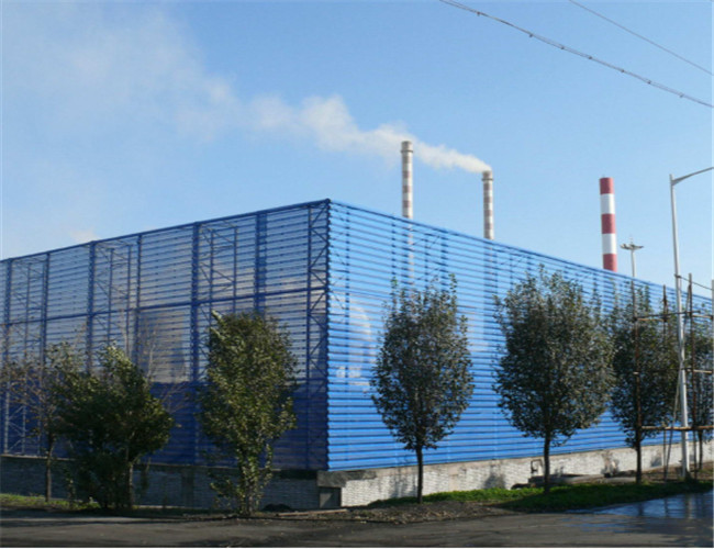 900mm Width 1.5mm Thickness Wind Breaker Panels Three Peak Blue