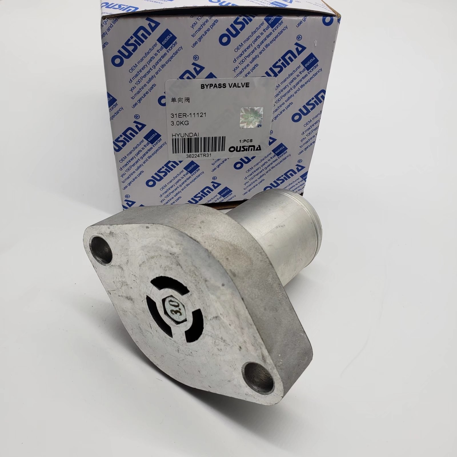 OUSIMA 31ER-11121 3.0 Kg Return Check Valve For Hyundai R215-7 R225-7 Excavator