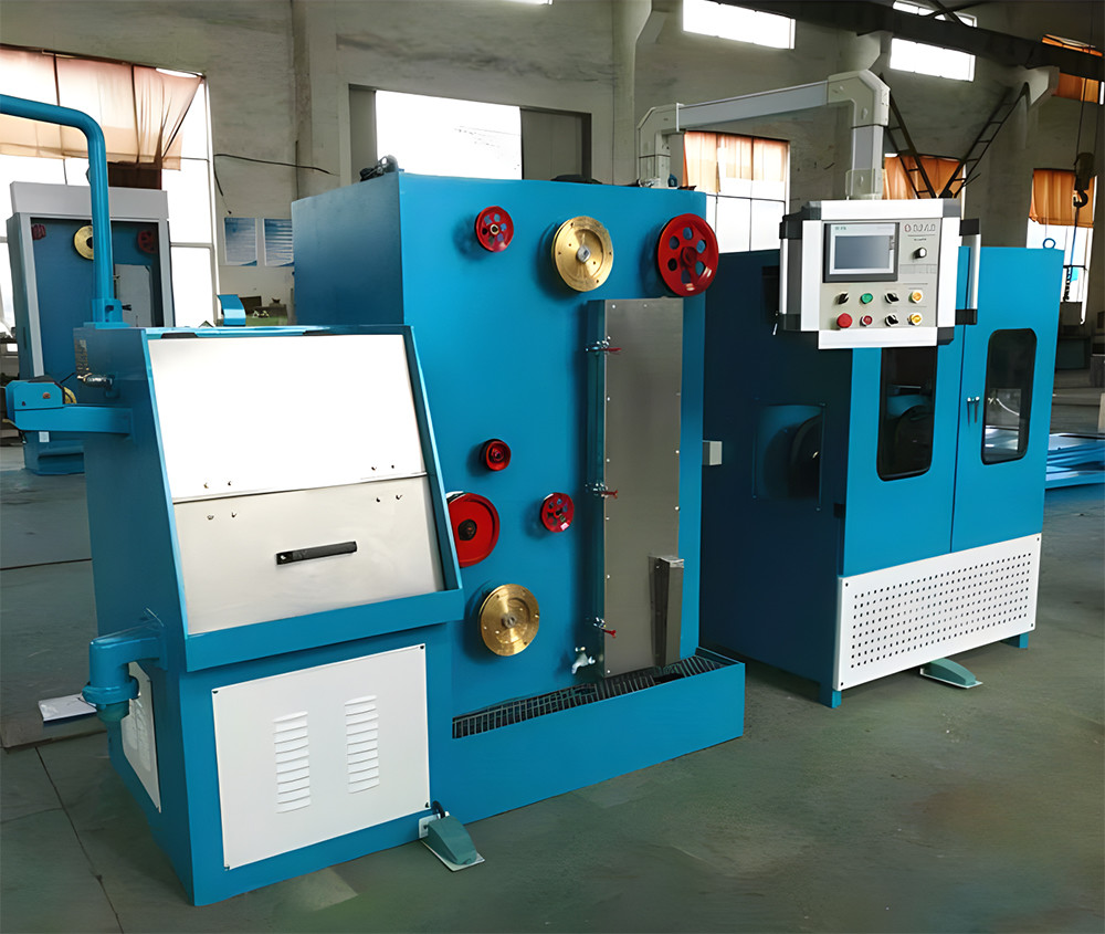 Continuous Annealing Fine Copper Wire Drawing Machine For Electronics Manufacturing