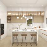 Modern Design Solid Wood Cabinets and Accessories for a European Touch of Luxury