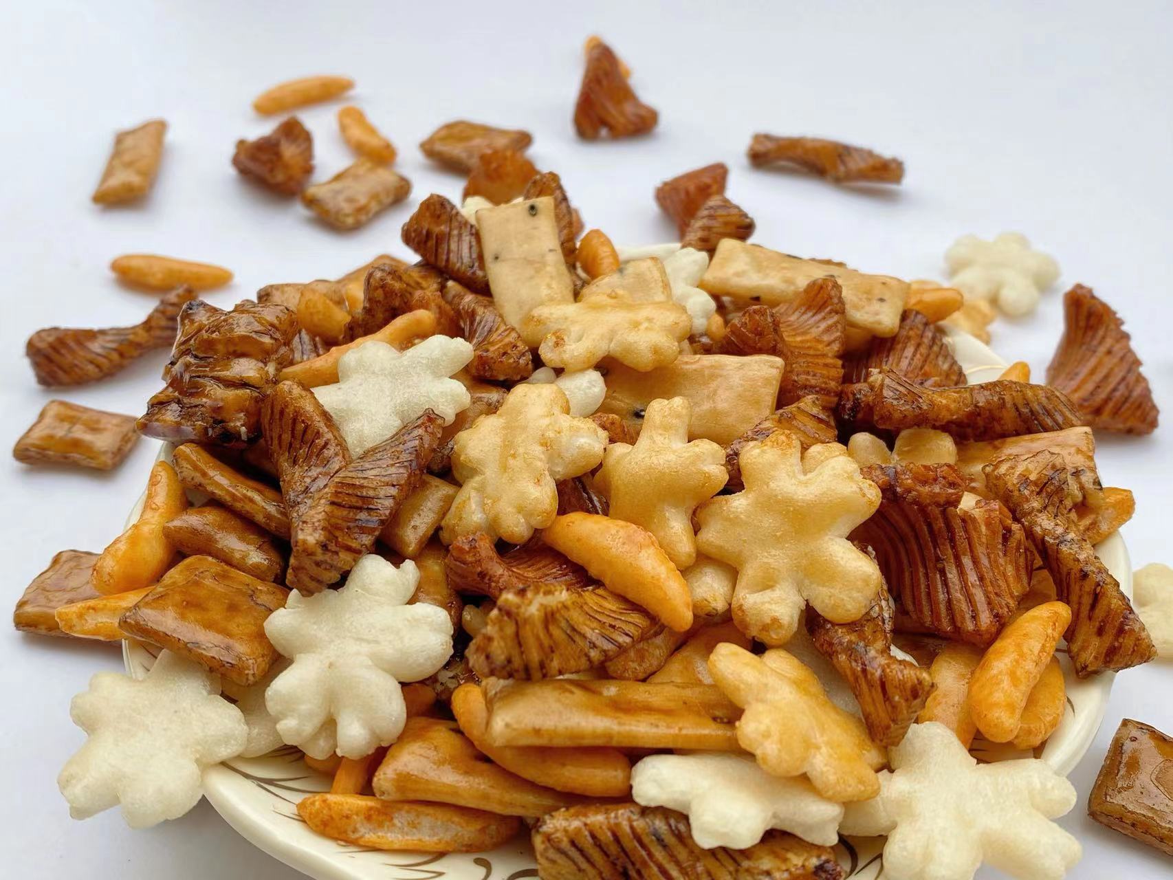 OU KOSHER Japanese Mixed Crackers Healthy Whole Grain Snacks