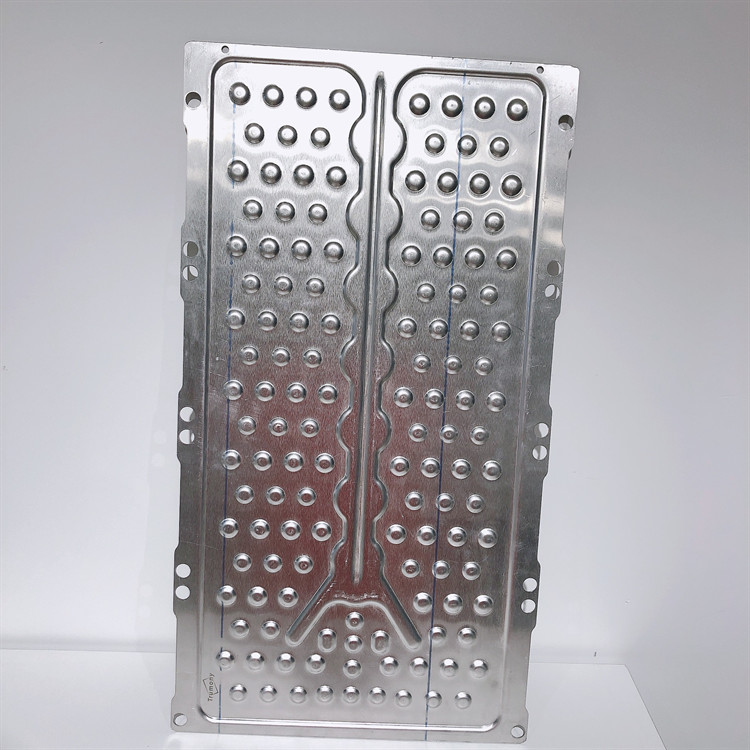 Lithium Ion EV Battery Pack Aluminum Type Stamping Liquid Cooling Cold Plate For Cars