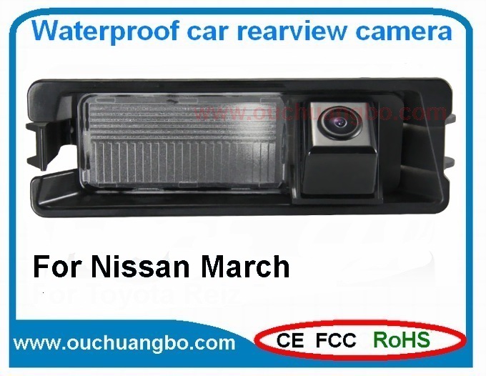 Ouchuangbo High Quality Wireless HD CCD Car Parking Reversing Backup Rearview Camera for Nissan March OCB-T6938