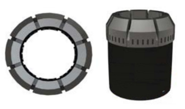 PQ Natural Diamond Reaming Shells for Wireline Coring Drilling