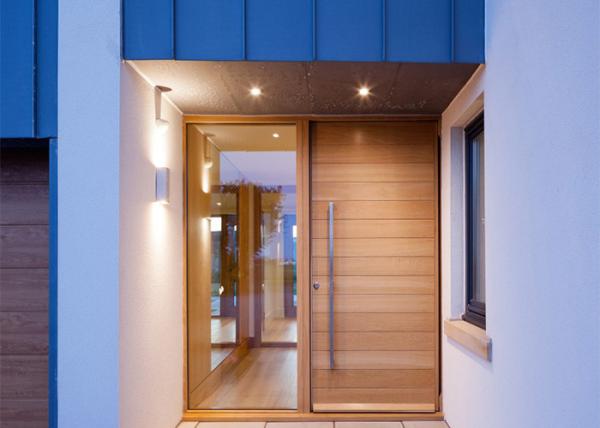 Commercial Solid Wood Interior Doors With Glass , Solid Wood Front Doors For
