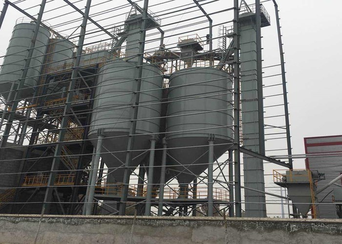PLC Control Concrete Batching Machine Building Materials Mixing Plant