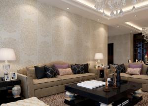 China Eco - friendly Vinyl Retro Vintage Wallpaper for Hotel , House Decoration wholesale