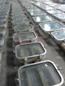 Rectangular Ship Marine Windows Aluminum Alloy / Marine Steel Window Frame