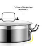 Direct Selling Food Food Grade 304 Stainless Steel Cookware Induction Cooking