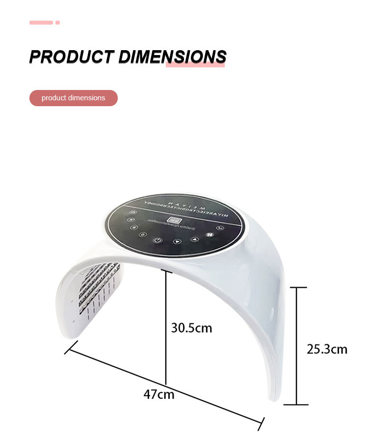 Red Blue Light Therapy for Face, ZHU HAI OABES LED Face Mask Light Therapy for Acne Wrinkles
