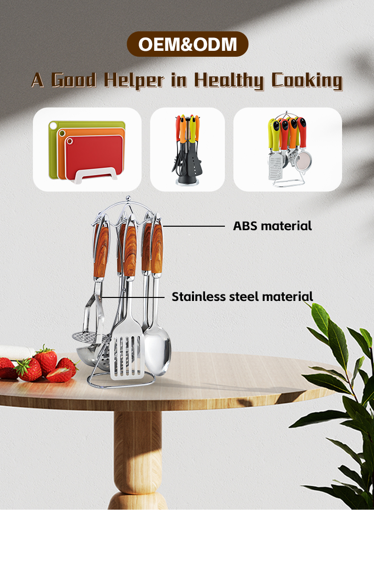 Eco-Friendly Stainless Steel Kitchen Utensils Set for Professional Cooking Appliances
