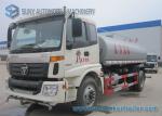 Foton Auman Water tank fire truck 14000 L -15000 L 4 X 2 drive , 200hp