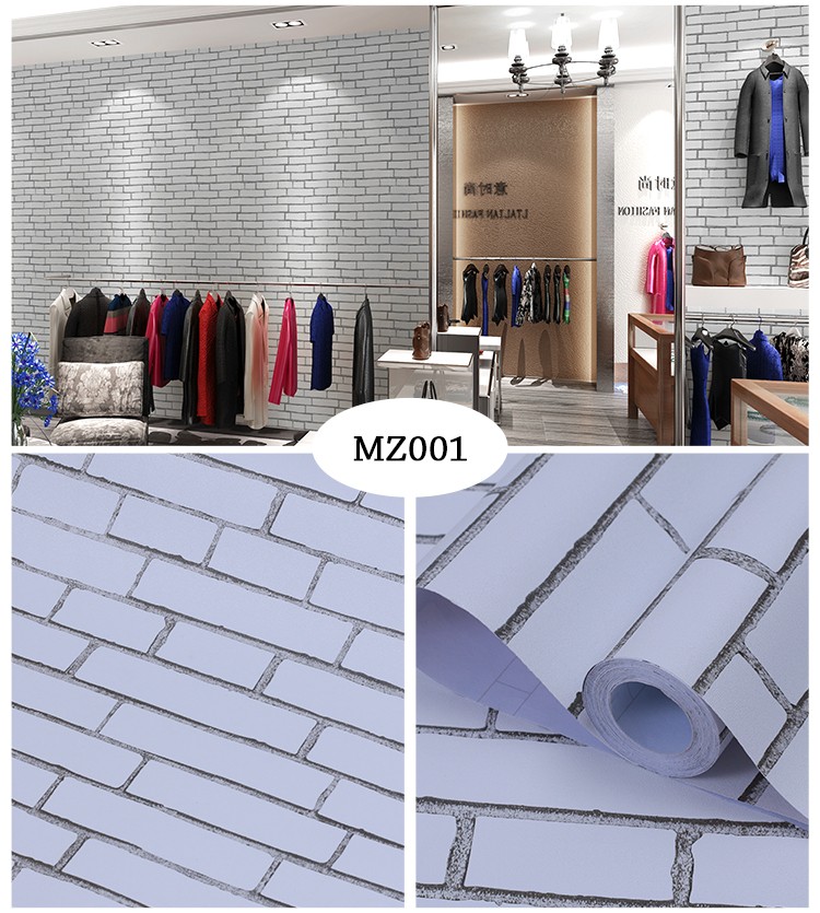 Anti Static 3D Stone Wallpaper OEM ODM 3D Brick Stone Wall Sticker