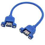 PVC 0.6m USB3.0 Female To Female Extension Cable