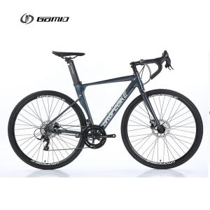 China 18 Speed Gear Cycle Man Racing Carbon Fiber Road Bike Custom Bicycle 700C Roadbike wholesale