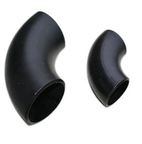 Sch40 Wall Thickness Carbon Steel 90 Degree Elbow Fittings Oem Butt Welded