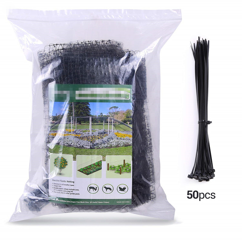 CE ISO Certified BOP Stretched PP Net Long Life Durable Anti Bird Netting Plastic Mesh for Garden Safety