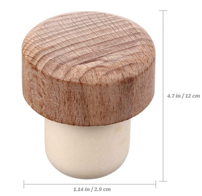 Custom Order Accepted Reusable Bottle Stopper for Wine Beer Mason Jars and DIY Crafts