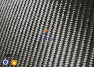China Black Twill Weave Carbon Fiber Thermal Insulation Materials 3K 6oz 0.3mm wholesale