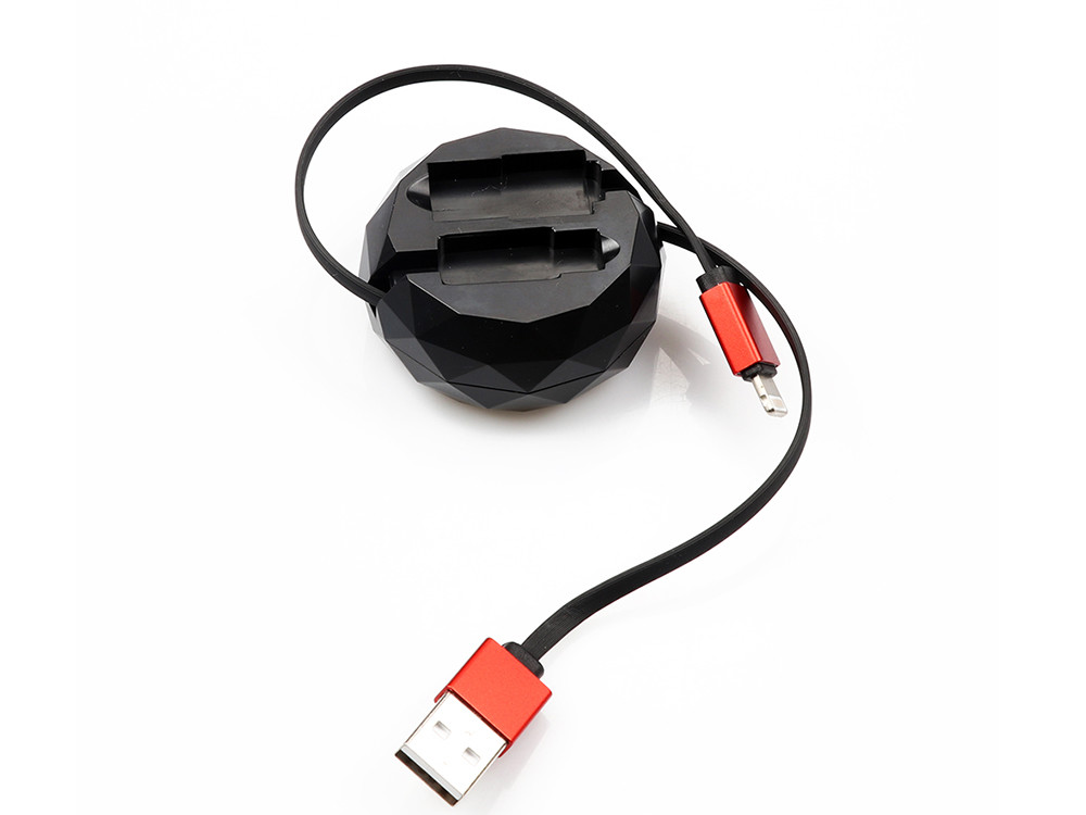 2019 Tpe Retractable Extending USB Cord Reel Micro 8pin Type C For IPhone/Android