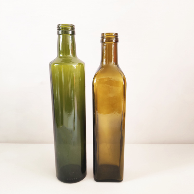 Clear Glass Olive Oil Bottle 250ml 500ml 750ml Body Oil Bottle Luxury Oud Oil Bottle For Food