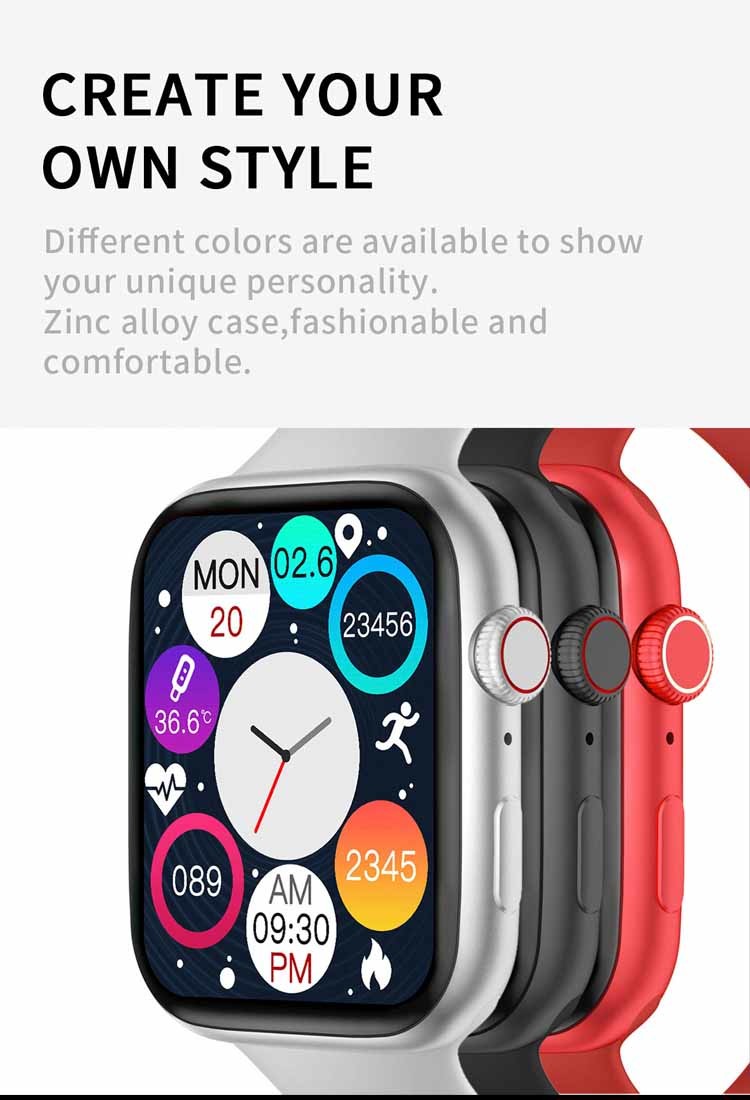 FREQCHIP 21mm Fitness Tracker Smartwatch Waterproof With High Fidelity Bose Speaker