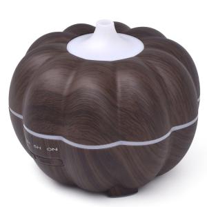 China Pumpkin 7 Colors Aromatherapy Disinfectant Machine Air Humidifier 300ML Wood Grain wholesale