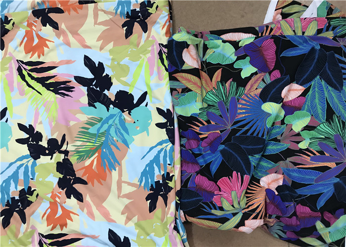 Swimwear Textiles Repreve Fabric Jacquard Textured Knitting 2 Way Stretch