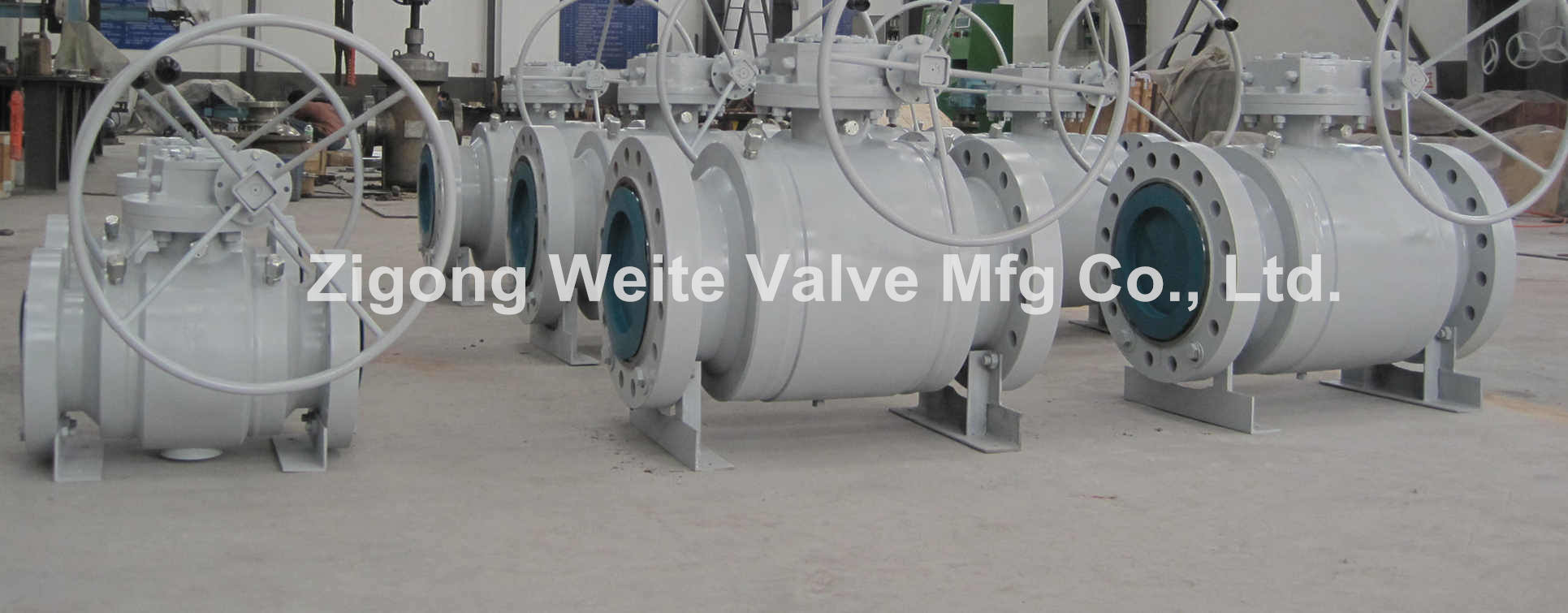 Fully Welded Gear Operated Ball Valve With Gearbox API 607 Fireproof Design