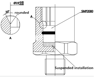 Process Control Piezo Resistive Pressure Sensor Underwater Pressure Sensor