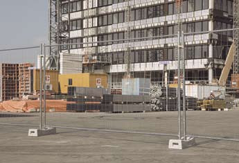 M300 Heras Security Fencing Panels 3.00mm/2.50mm wire mesh 100x250 Height2.0m x 3.5m width