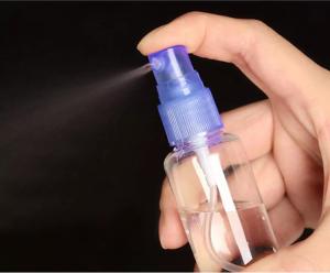 China Lotion Plastic Empty Spray Bottle Pet 60ML 100ML 120ML wholesale