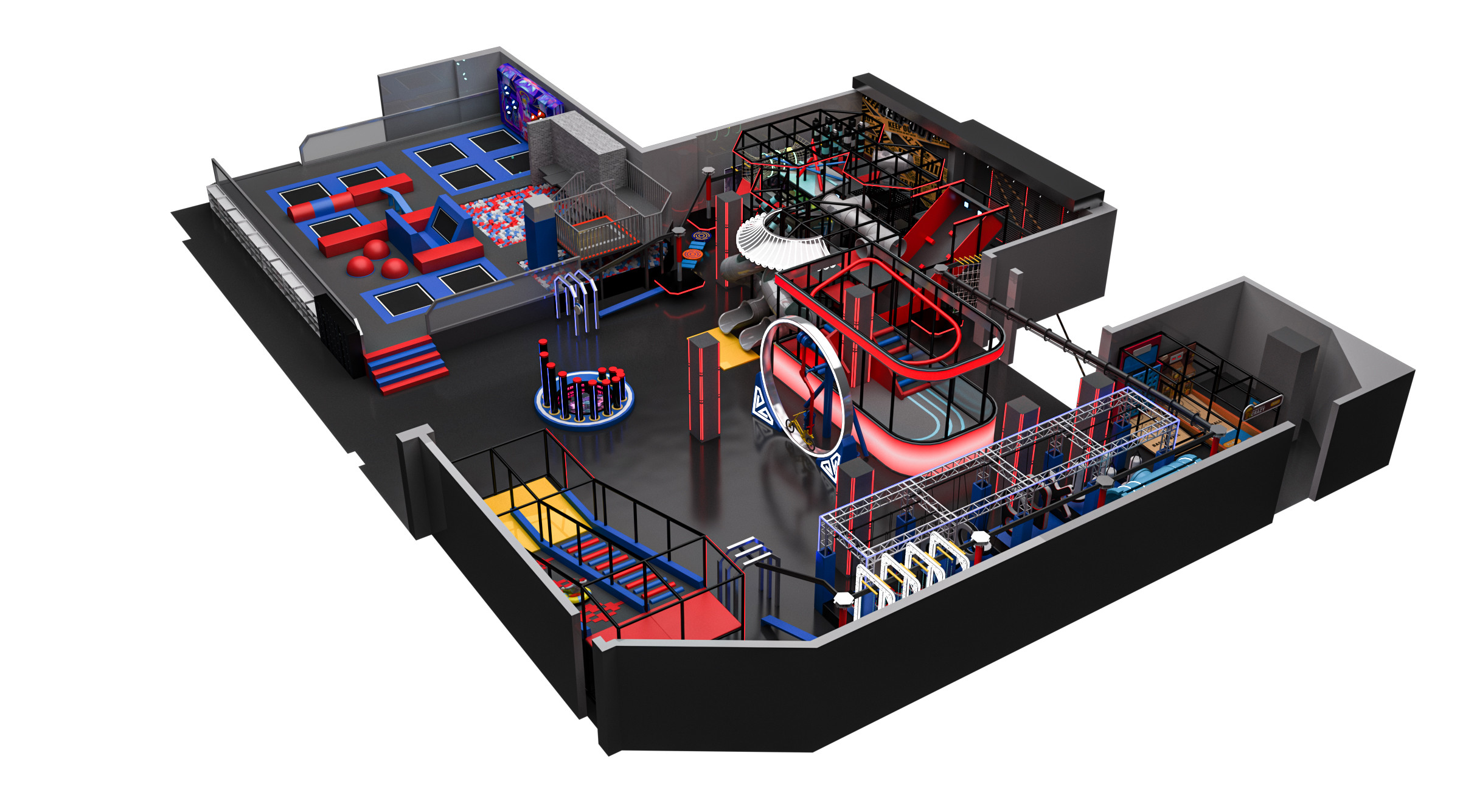 Professional Commerical Indoor Play Zone Equipment For Children Playtime