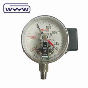 China 60mm Black Steel Air Standard Electric Contact Pressure Gauge wholesale