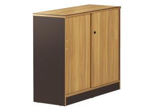 China Melamine Laminated Office File Cabinets Sliding Door Design OEM Welcomed wholesale
