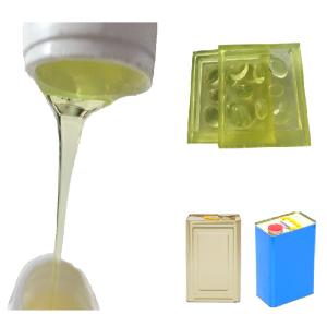 China 80A Polystone Statue Mold Polyurethane Liquid Rubber Light Yellow Transparent wholesale