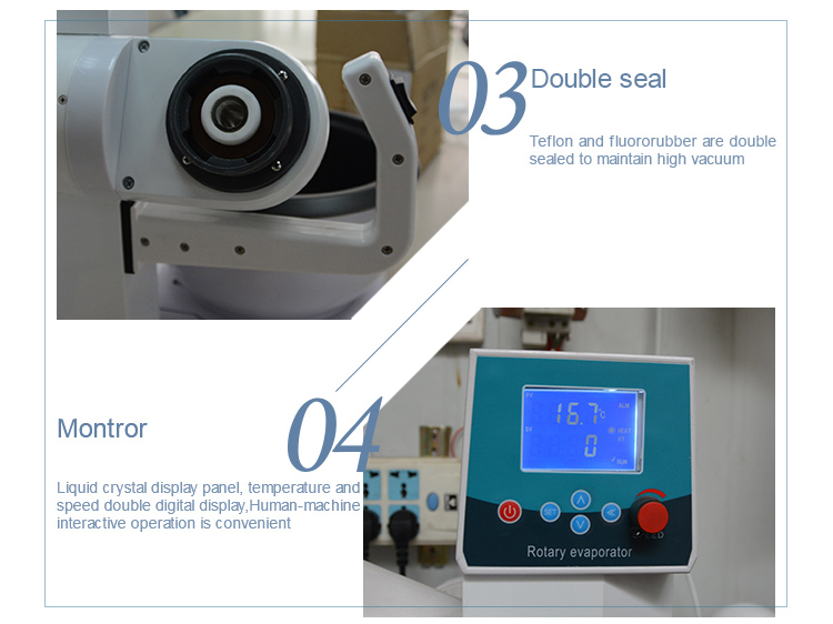 Lab Vacuum Rotary Evaporator Evaporation Equipment 5L 10L 20L 50L