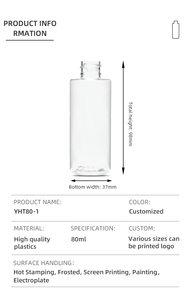 30ml 60ml 80ml PET Dropper Bottles OEM Leak Proof For Personal Cares