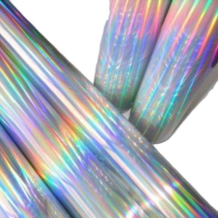 Rainbow Pattern Cold Stamping Foil / Holographic Hot Stamping Foil For Packaging Decoration