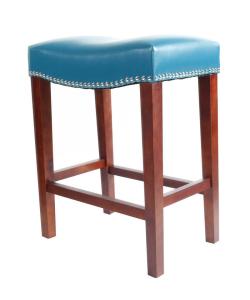 China American Style Dining Chair Sets 10kgs blue leather barstool wholesale